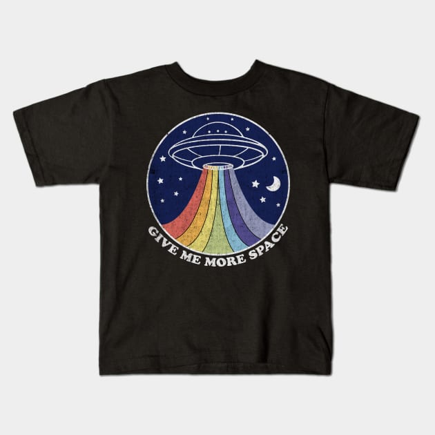 Give me more space Kids T-Shirt by reintdale